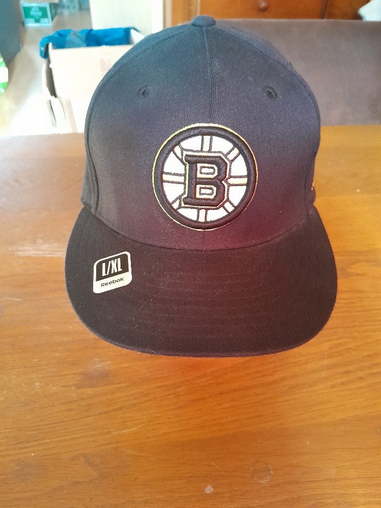 Reebok Boston Bruins NHL Pet zwart, L/XL nieuw, Nieuw, Ophalen of Verzenden, Pet, Reebok