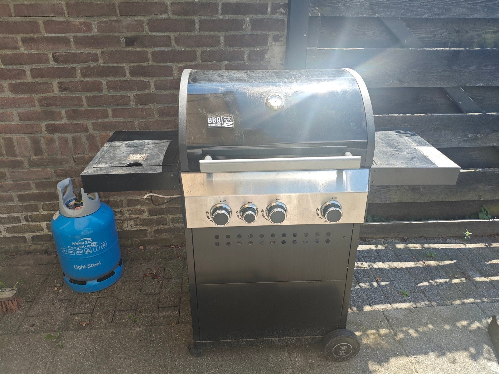 BBQ Salta2 13.5kw + 1/3 Gas Bottle, Ophalen, Gebruikt, Praxis