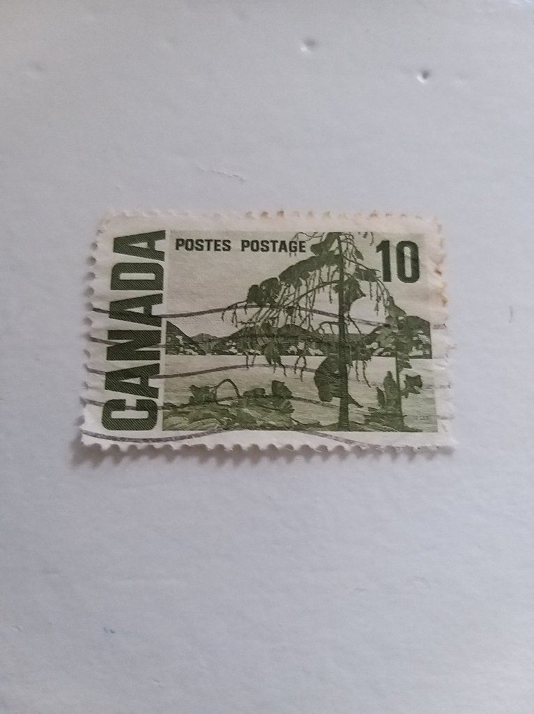 Gestempelde postzegel 10 cent Canada, Ophalen of Verzenden, Gestempeld, Noord-Amerika