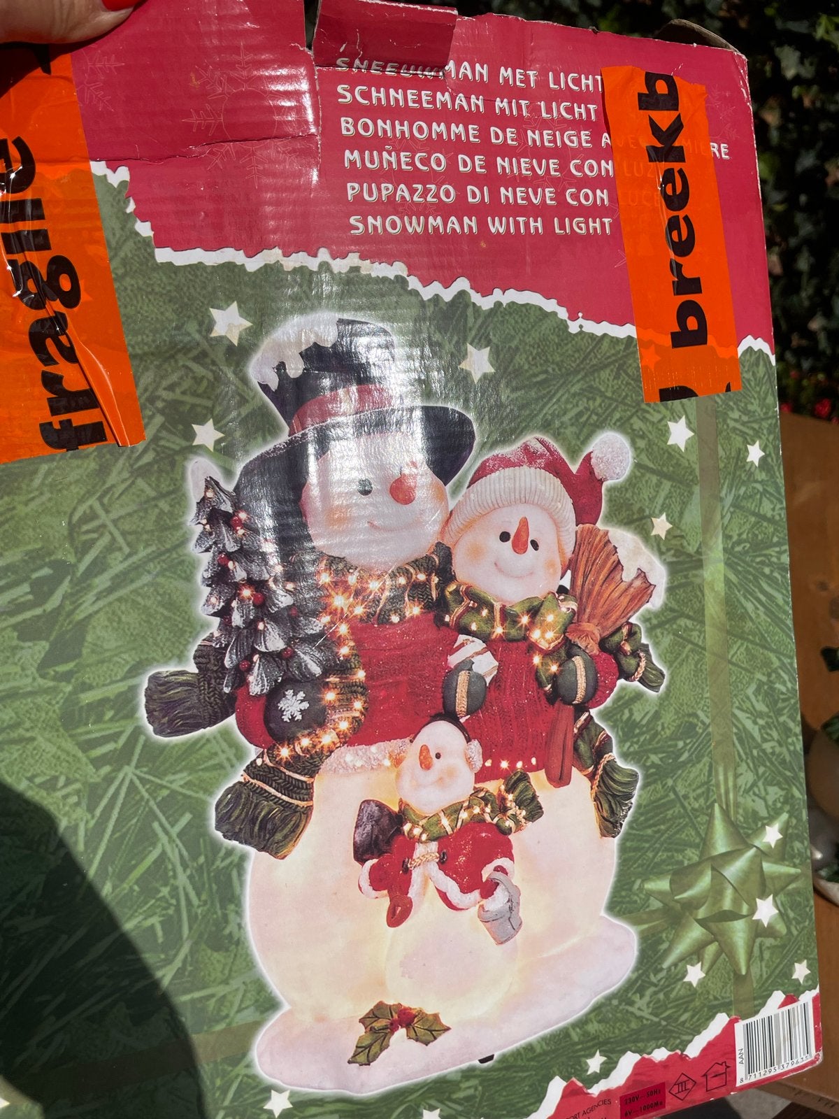 Kerst pop met licht, Ophalen of Verzenden