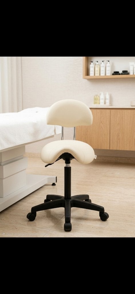 Tabouret ponychair, Ophalen, In hoogte verstelbaar, Gebruikt, Staal