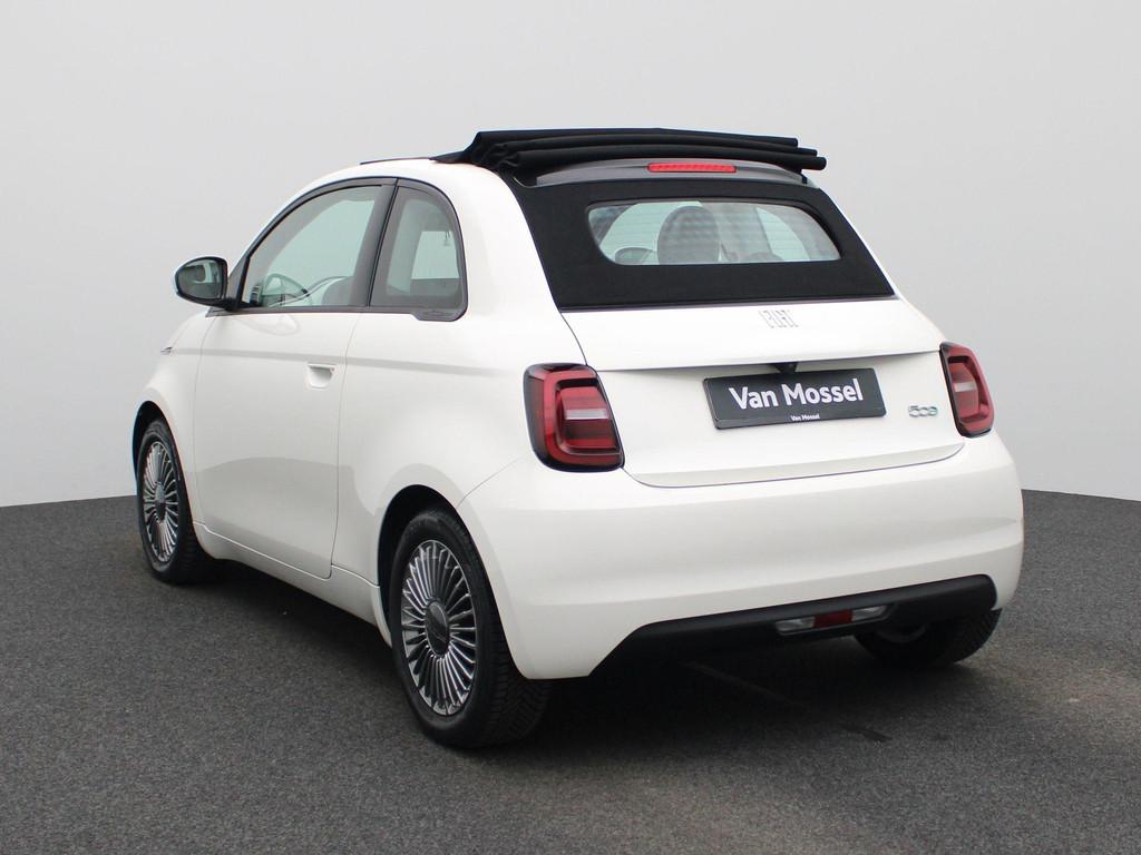 Fiat 500C 500e 42 kWh Icon | SOH 93% | Apple Carplay / Andro, 12 maanden, Stof, Gebruikt, 118 pk