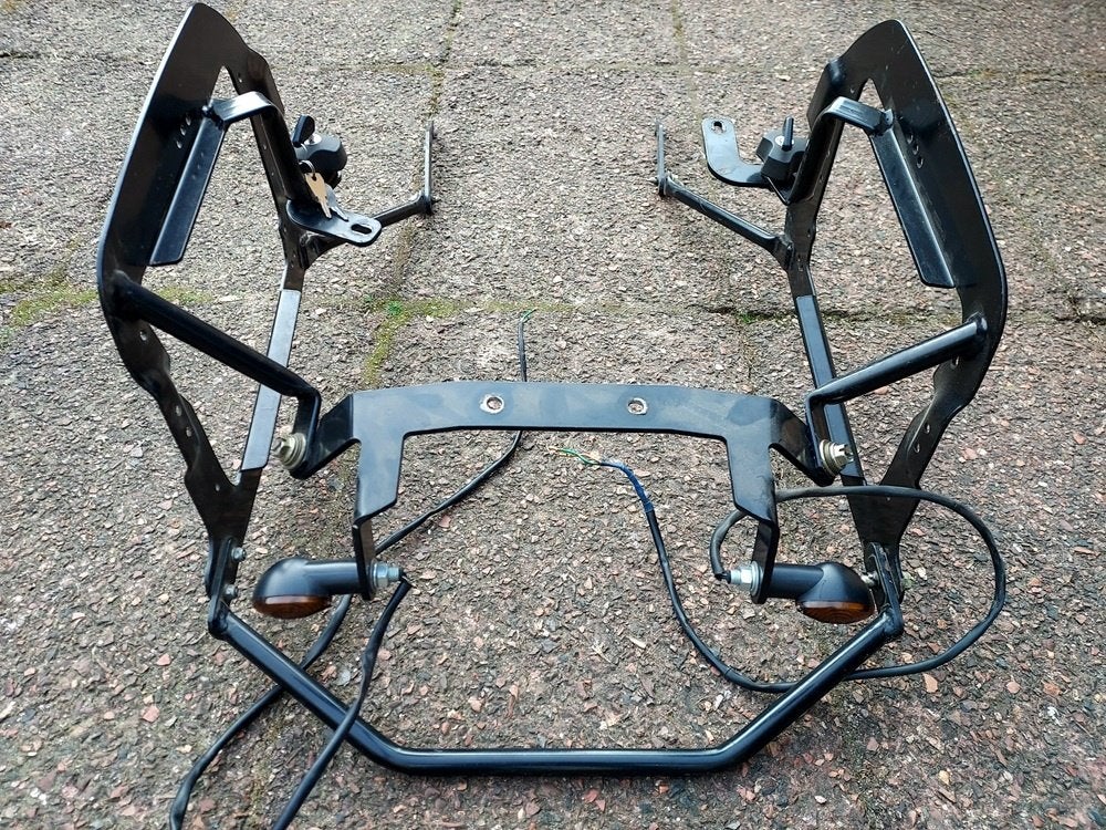 Honda XRV 750 SW-Motech universeel kofferrek systeem + slot, Motoren, Accessoires | Koffers en Tassen, Zo goed als nieuw, Verzenden