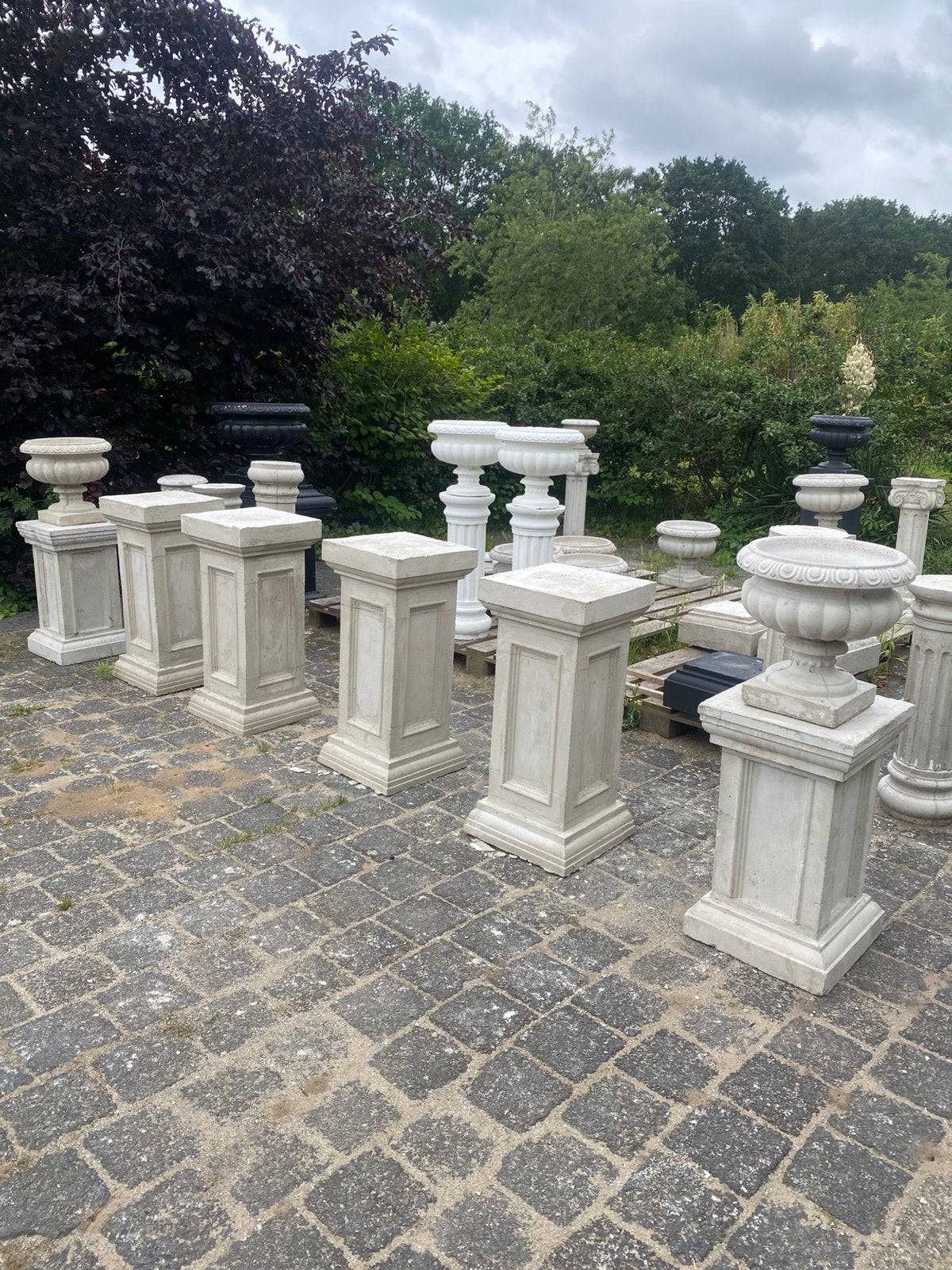 Italiaanse betonnen zuilen in diverse maten 60,70,90 cm hoog, Ophalen, Nieuw
