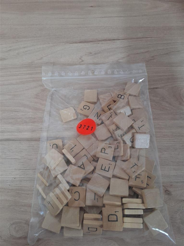 Scrabble houten letters mix - s3721, Verzenden, Zo goed als nieuw