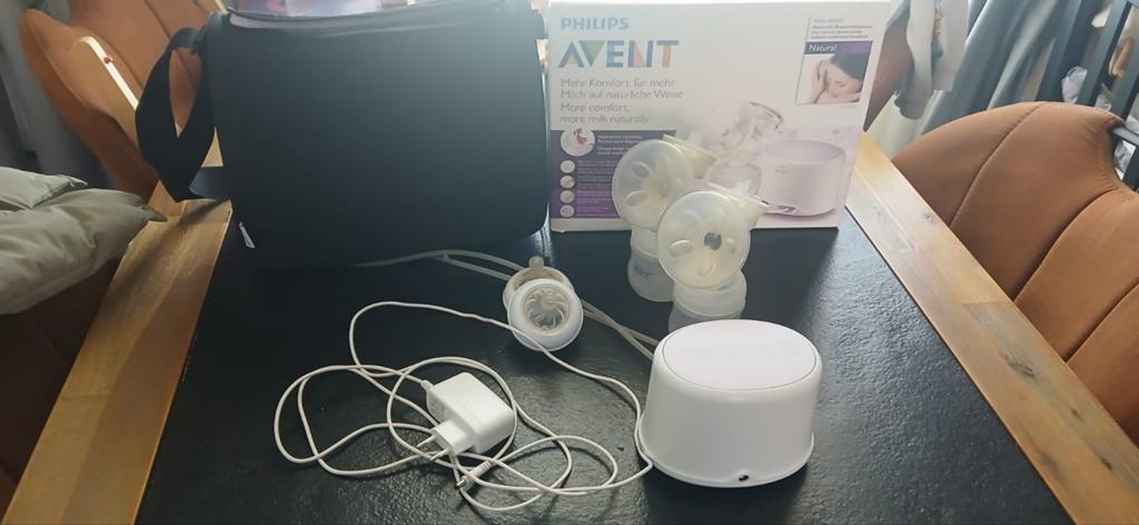 Philips Avent dubbele elektrische borstkolf, Ophalen of Verzenden, Gebruikt