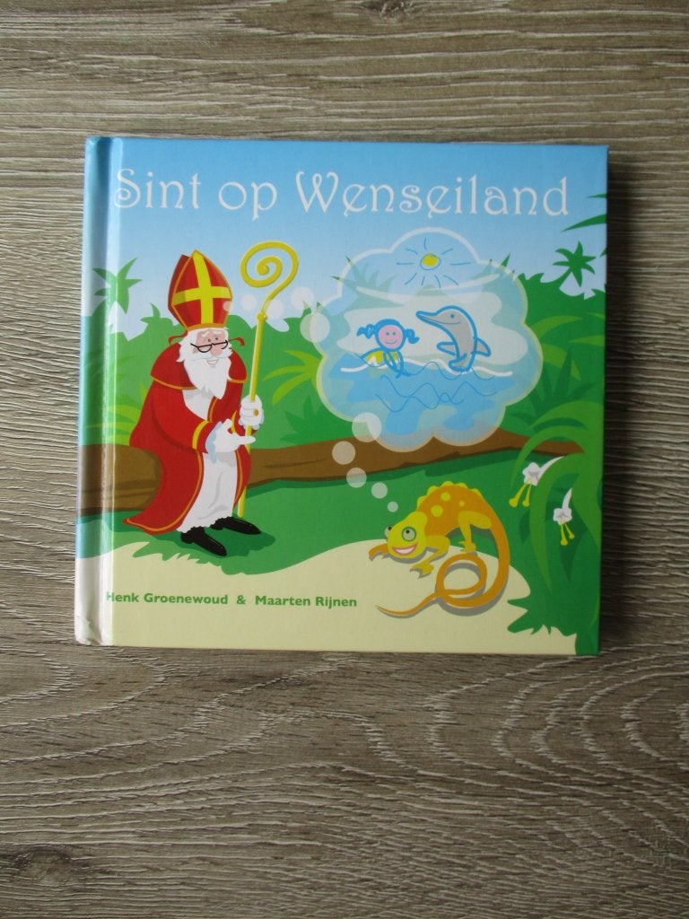 Sint op wenseiland - Henk Groenewoud & Maaten Rijnen, Ophalen of Verzenden, Gelezen, Fictie algemeen