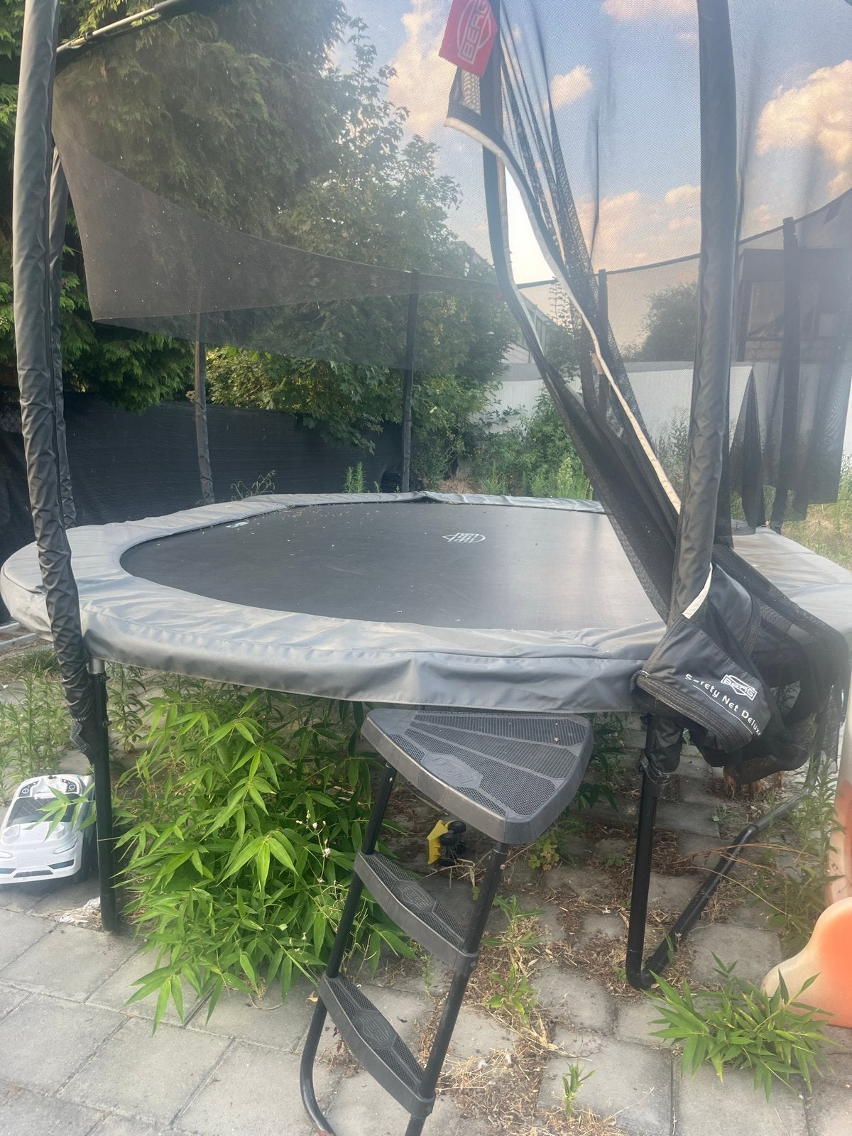 BERG Trampoline met ladder  zonder veiligheidsnet, Ophalen, Gebruikt