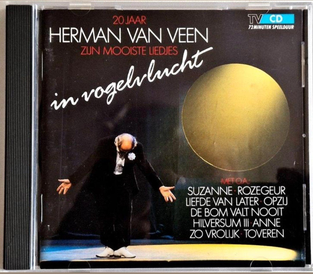 CD  HERMAN VAN VEEN - In Vogelvlucht/Mooiste Liedjes, Ophalen of Verzenden, Gebruikt, Levenslied of Smartlap