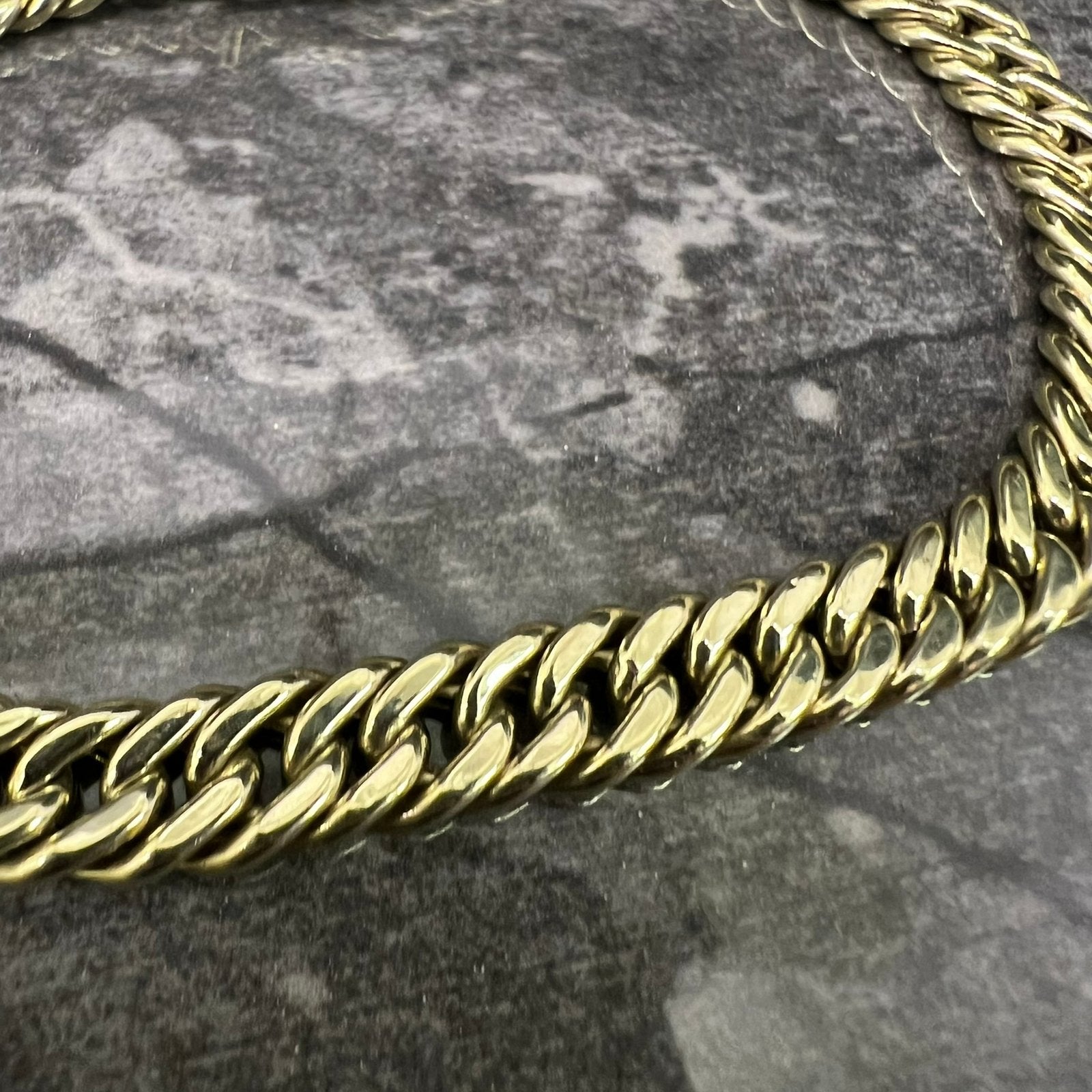 14 karaat gouden armband gourmet schakel, Ophalen of Verzenden, Zo goed als nieuw, Goud