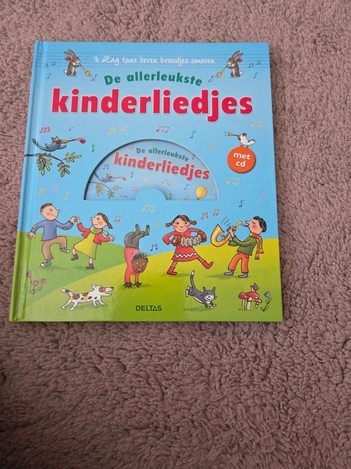 De allerleukste kinderliedjes met cd, Ophalen of Verzenden, Gebruikt