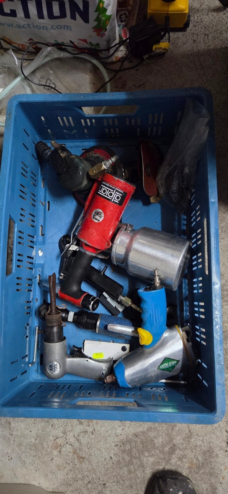 Diverse pneumatische gereedschappen, Doe-het-zelf en Verbouw, Ophalen, Gebruikt
