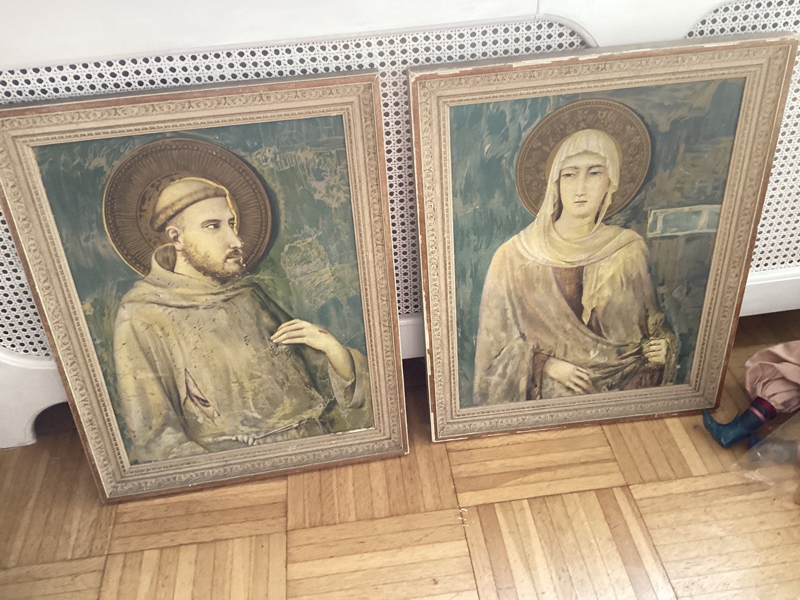 Borsari // religieus / per doek te koop / 56x43 cm, Ophalen of Verzenden