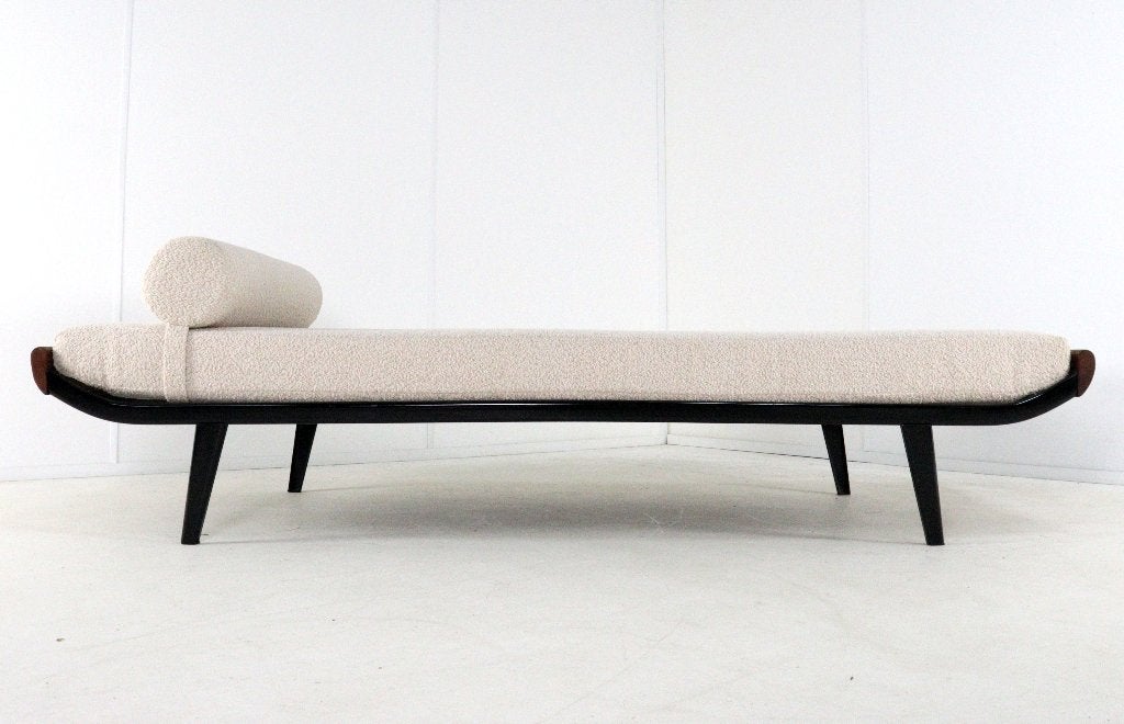 Cordemeijer voor Auping Cleopatra daybed vintage gestoffeerd, Eenpersoons, -, -, Ophalen of Verzenden