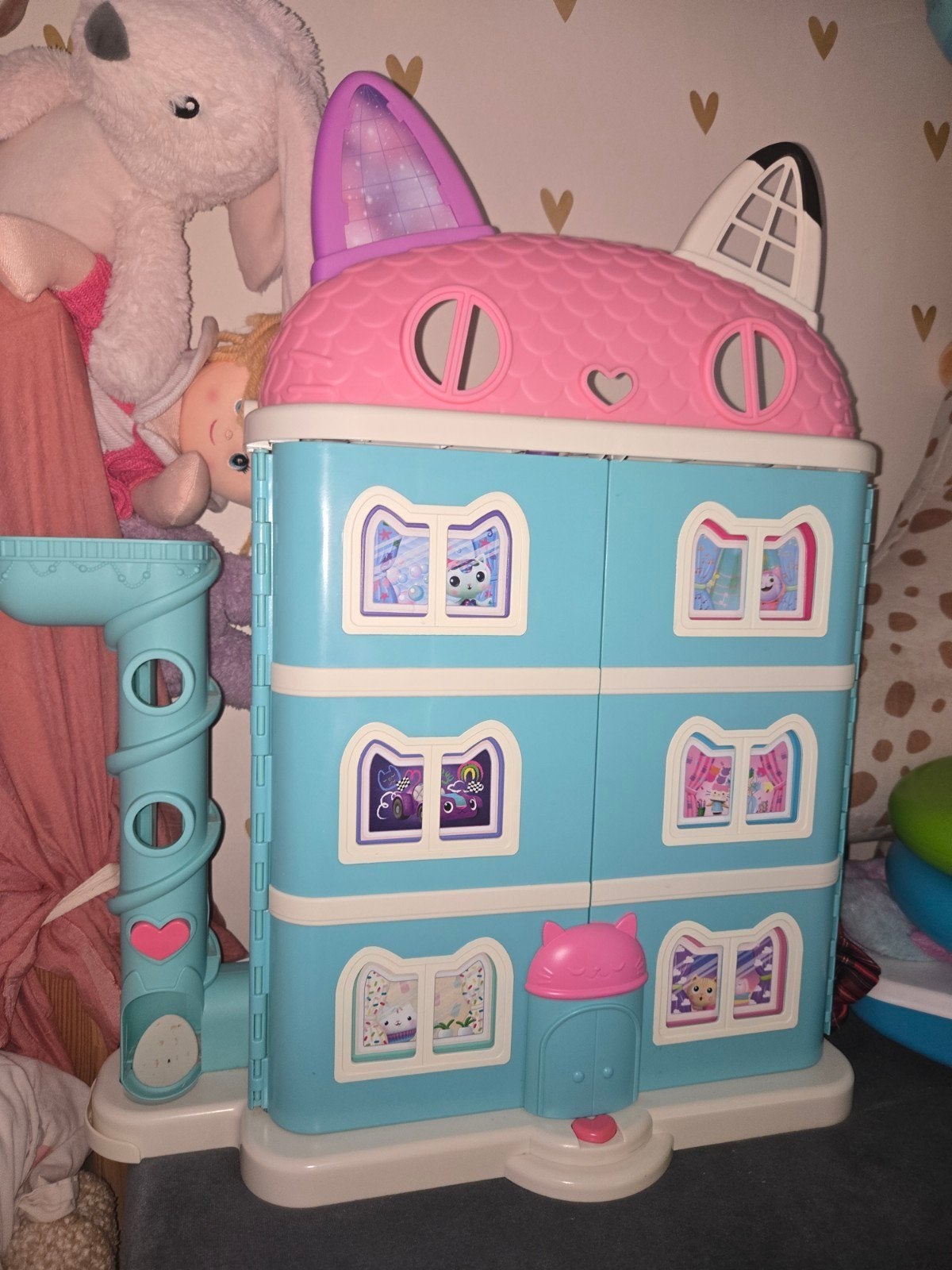 Gabby's Poppenhuis, met alle kamers!  - Zo goed als nieuw, Ophalen of Verzenden, Zo goed als nieuw, Poppenhuis