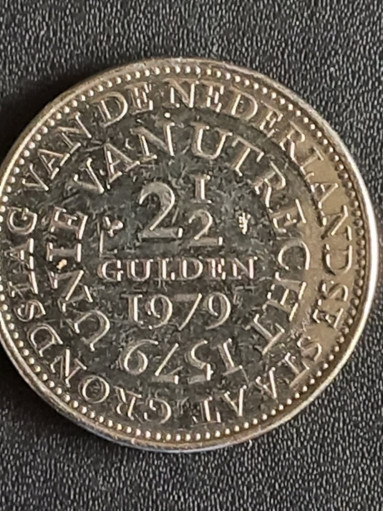 047: 2 1/2 Gulden Munt Juliana uit 1979 in nieuwstaat ., Verzenden, Overige landen, 2 euro, Losse munt