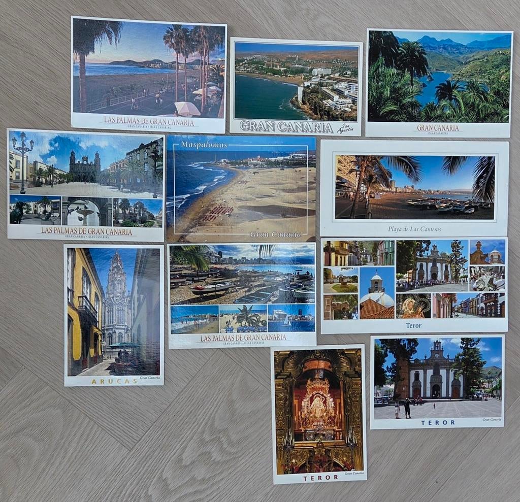 11x ansichtkaart Gran Canaria, Ophalen of Verzenden, 1980 tot heden, Spanje