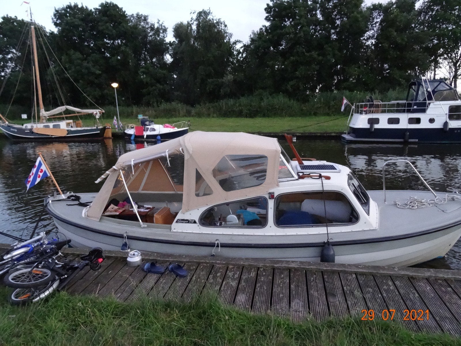 Saga 20 Spitsgatter met kajuit en trailer, Ophalen, Gebruikt, Diesel, Saga