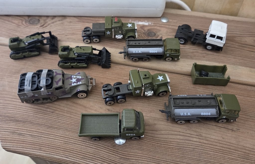 Soort Dinky Toys legervoertuigen, Hobby en Vrije tijd, Modelauto's | 1:43, Gebruikt, Auto, Overige merken, Ophalen of Verzenden