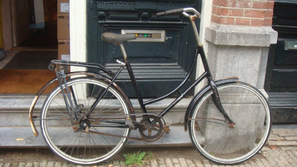 KLEINE OPOE FIETS 24 INCH WIELEN., Fietsen en Brommers, 47 tot 50 cm, Ophalen, Gebruikt, Terugtraprem