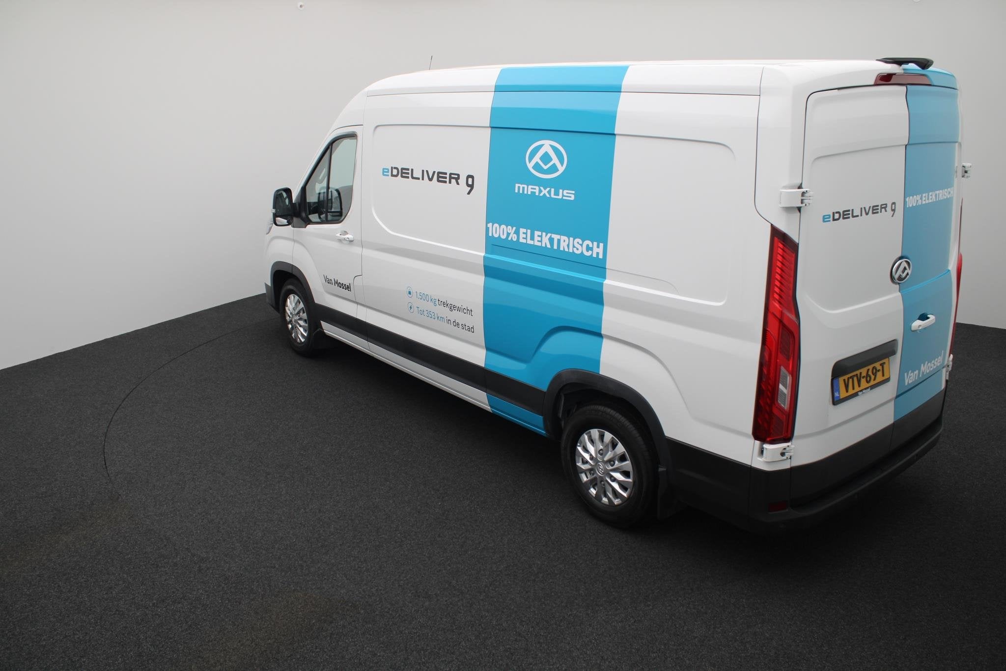 Maxus eDeliver 9 L3H2 89 kWh | DEMO DEAL | Laadvloer | Lat o, Auto's, Dealer onderhouden, Stof, 89 kWh, Met garantie (alle)
