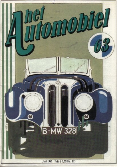 Automobiel 63 1985 : Citroen SM - BMW 328 - Ford Edsel, Ophalen of Verzenden, Gelezen, Algemeen