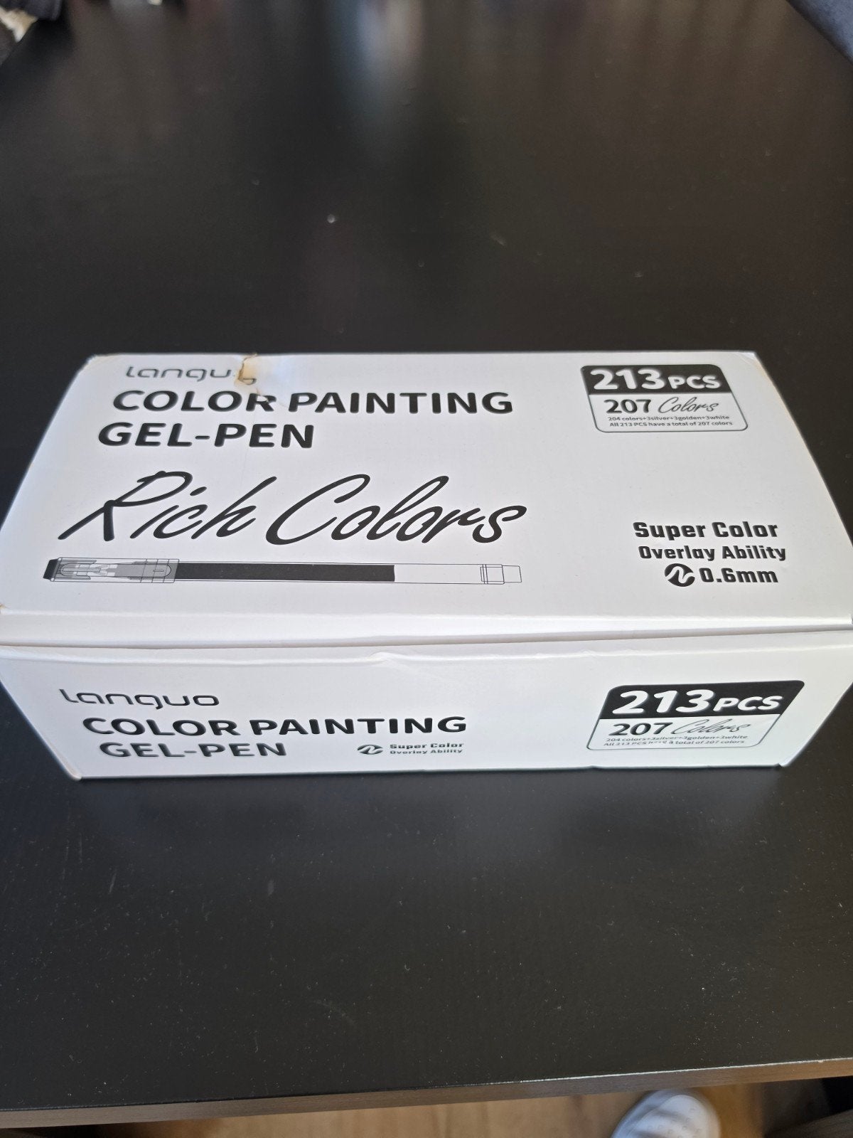 Languo Gelpennen Set 213 stuks, Ophalen of Verzenden, Nieuw, Potlood of Stift