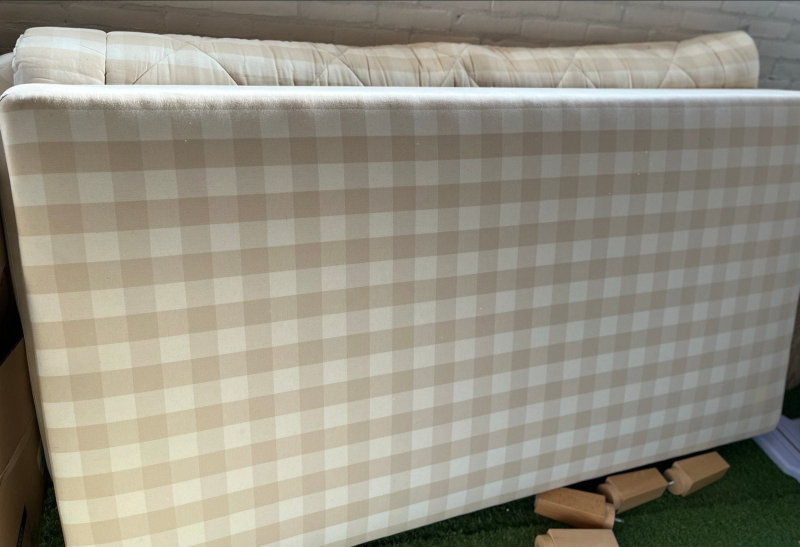 Hästens bed, Huis en Inrichting, Slaapkamer | Bedden, Ophalen, 100 cm, Eenpersoons, Beige