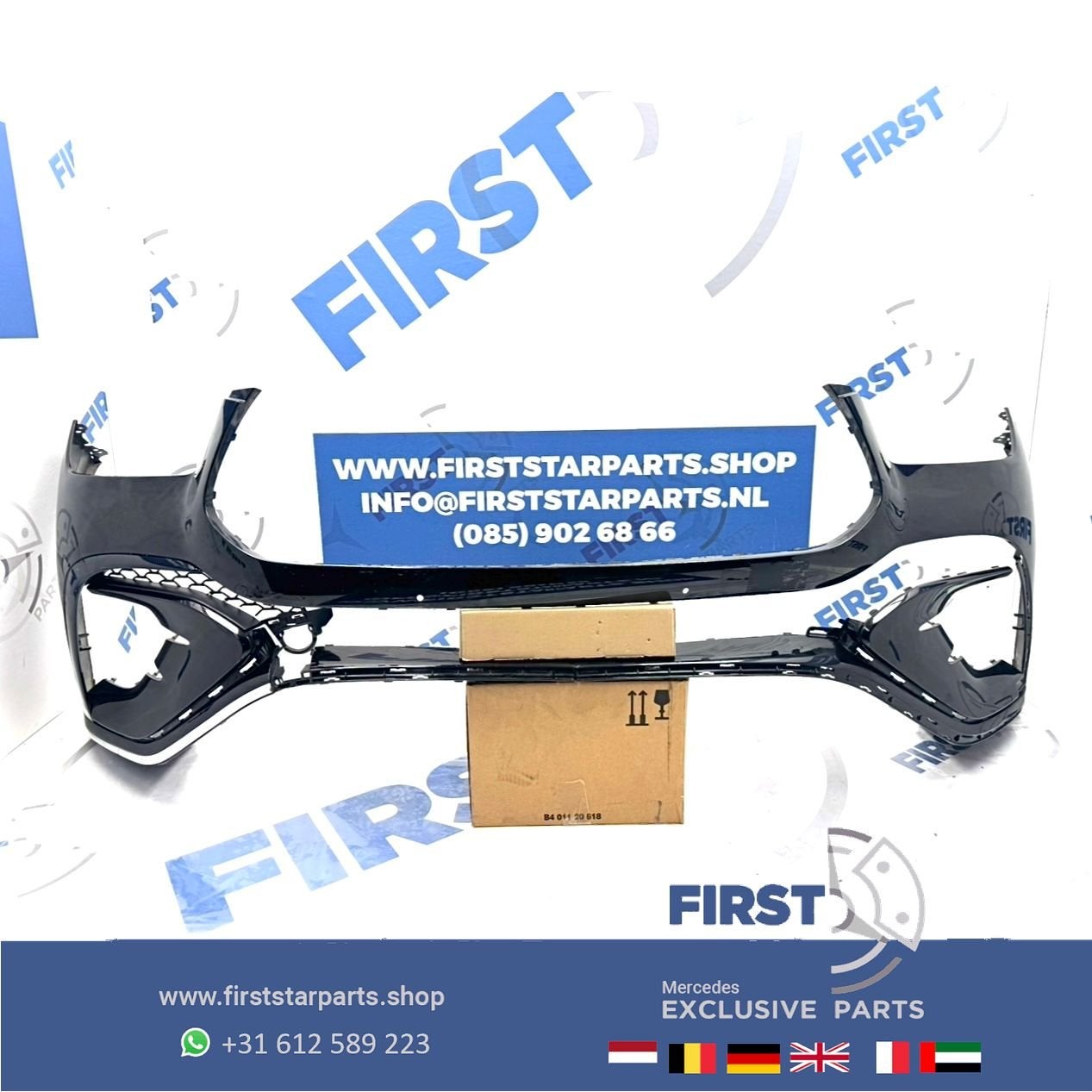 W167 GLE FACELIFT AMG BUMPER A1678859909 V167 C167 GLE AMG V, Gebruikt, -, Voor, Ophalen of Verzenden