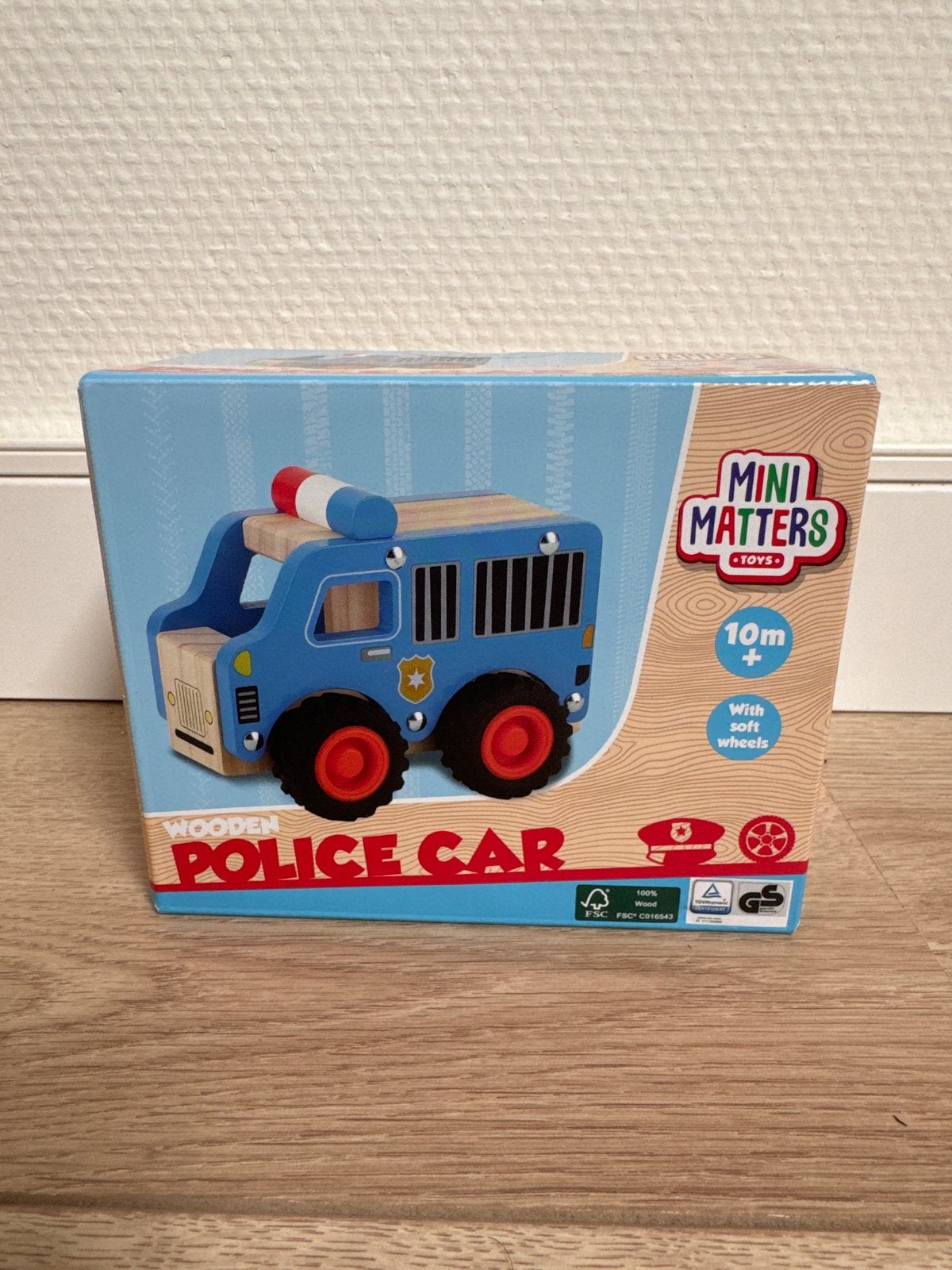 Mini Matters Houten Politieauto - Nieuw en Verzegeld, Ophalen, Nieuw
