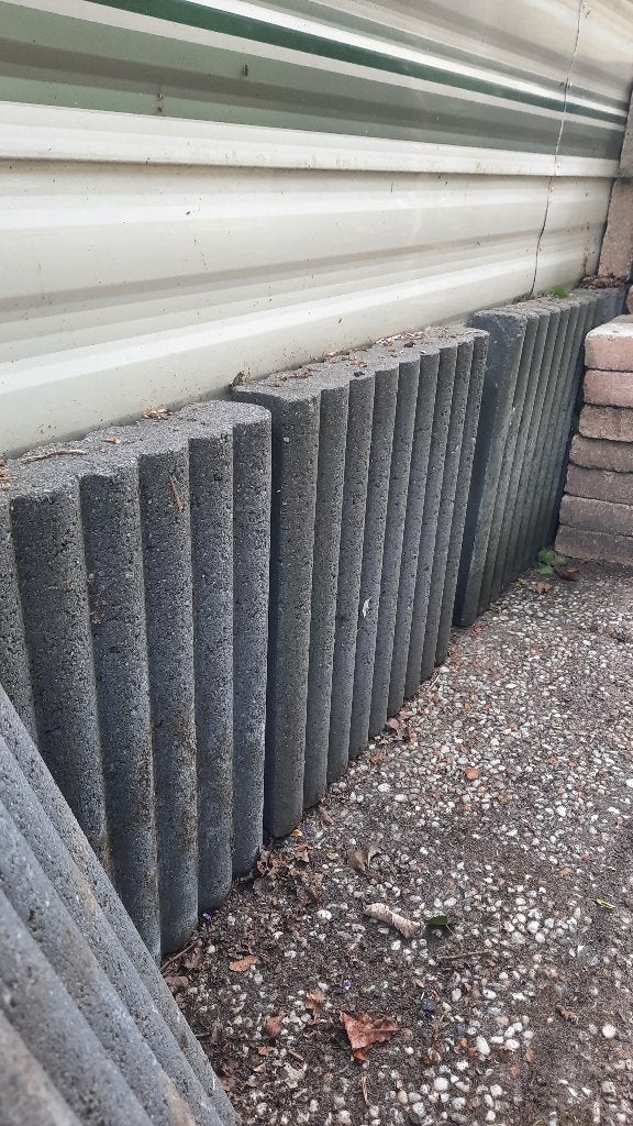 Tegels rondoband, Tuin en Terras, Ophalen, Gebruikt, 10 m² of meer, Beton