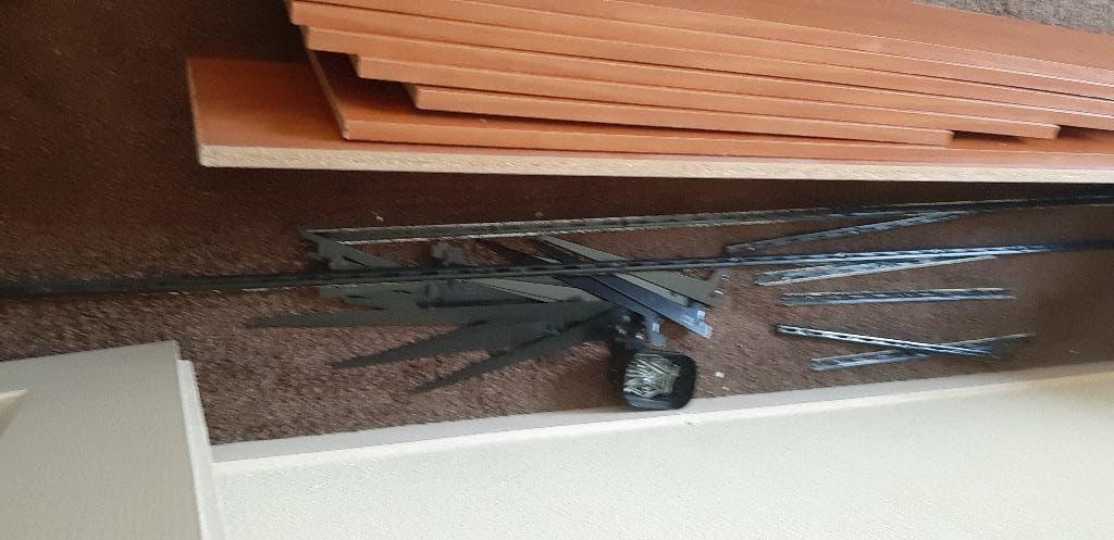 Rail + dragers, Ophalen, Gebruikt
