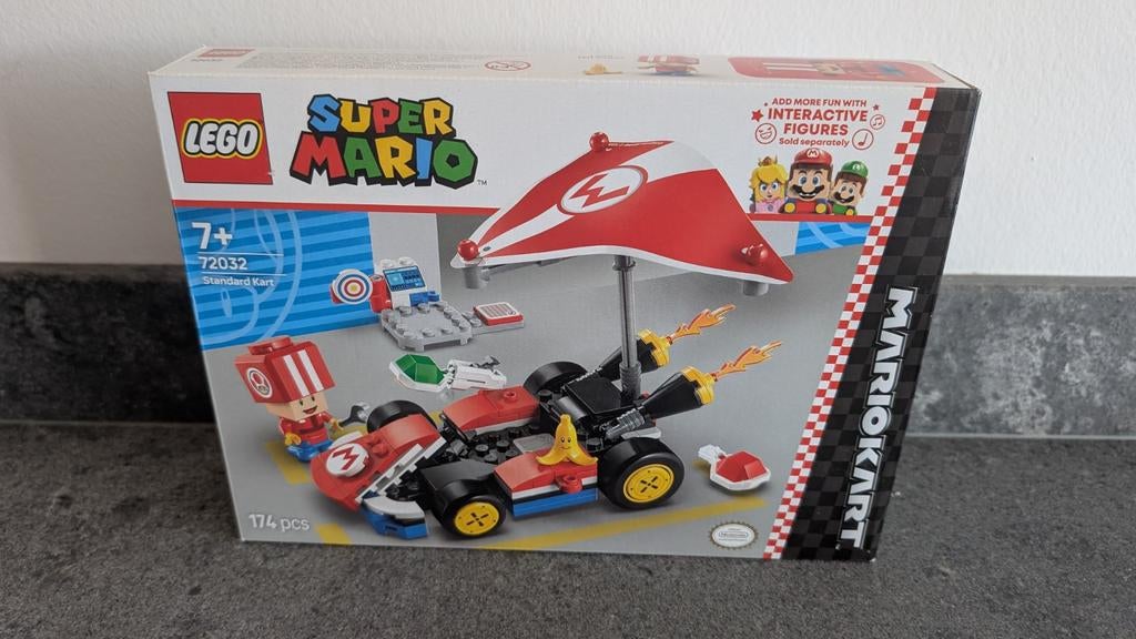 Lego super Mario, standard Kart 72032, Overige thema's, Lego, Ophalen of Verzenden, Zo goed als nieuw