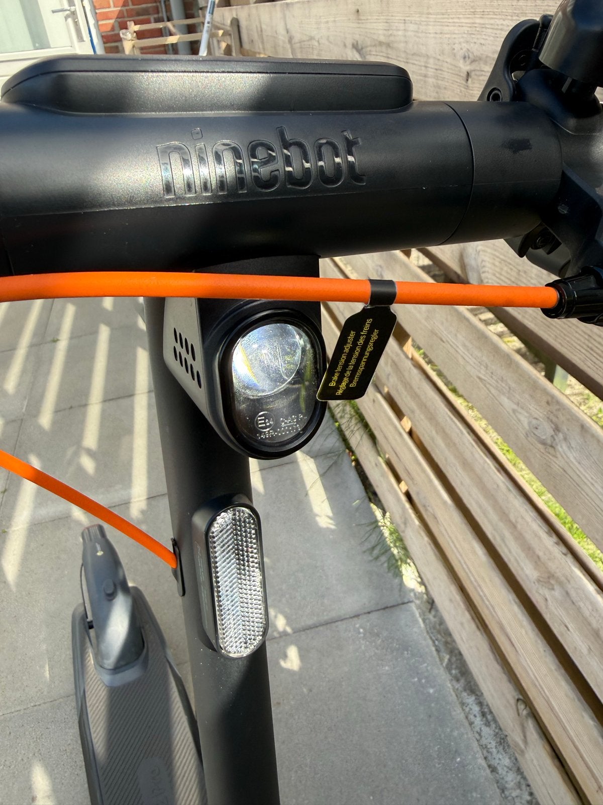 Ninebot elektrische step - Zo goed als nieuw, Fietsen en Brommers, Ophalen of Verzenden, Zo goed als nieuw, Elektrische step (E-scooter)