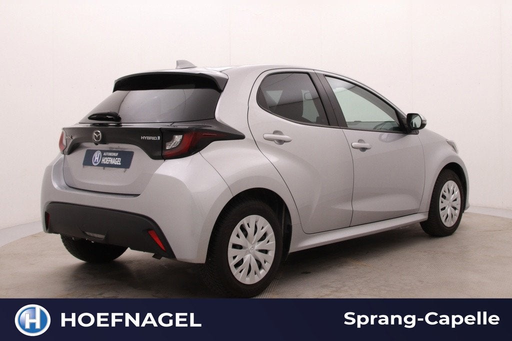 Mazda 2 Hybrid 1.5 Pure | Camera | Adaptive Cruise | CarPlay, Auto's, Gebruikt, Zwart, 450 kg, 1490 cc