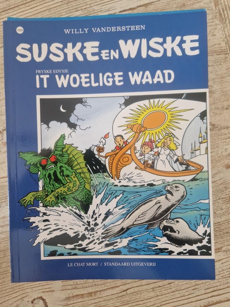 Suske en Wiske - It Woelige Waad (Fryske Edysje), Boeken, Stripboeken, Eén stripboek, Ophalen of Verzenden, Gelezen