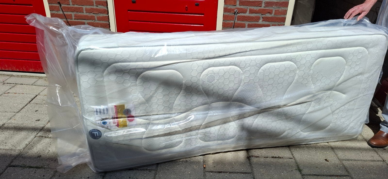 Matras 2 stuks, Ophalen, Eenpersoons, 190 cm of minder, Zo goed als nieuw