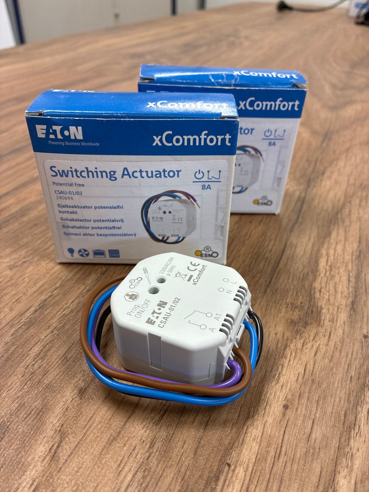 2x Eaton xComfort Switching Actuator CSAU-01/02, Doe-het-zelf en Verbouw, Ophalen, Nieuw, Eaton, Schakelaar