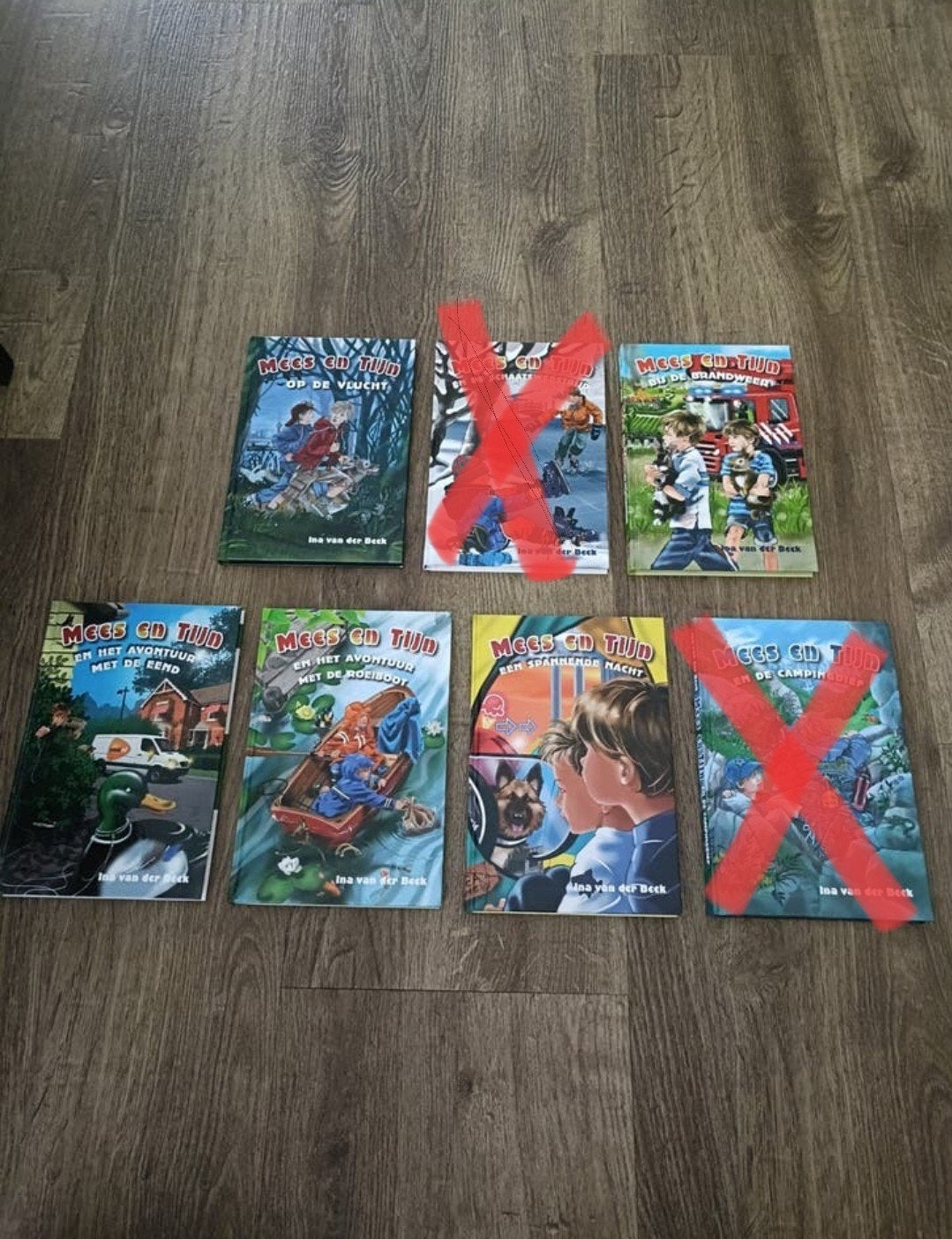 5 boeken van Mees en Tijn serie Ina van der Beek, Boeken, Verzenden, Gelezen, Fictie algemeen
