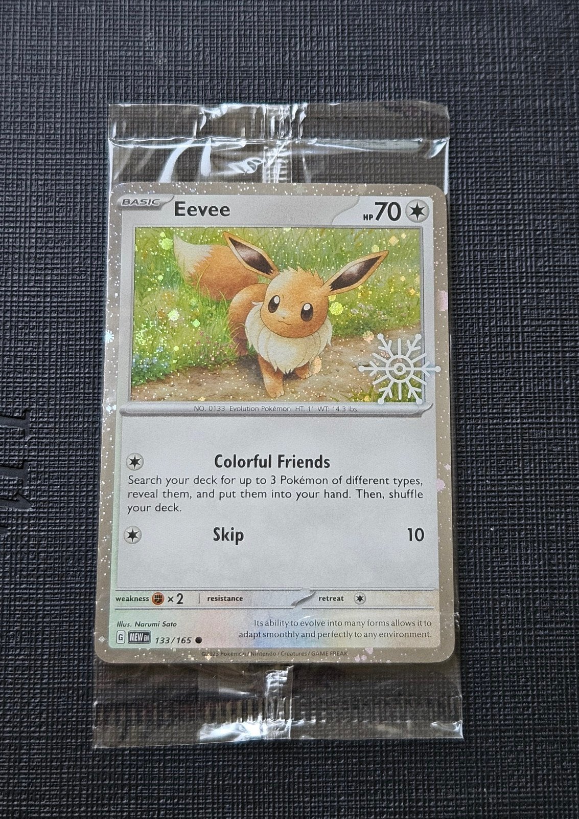 Pokémon TCG - Mooie Eevee Snowflake Stamped Sealed, Ophalen, Nieuw