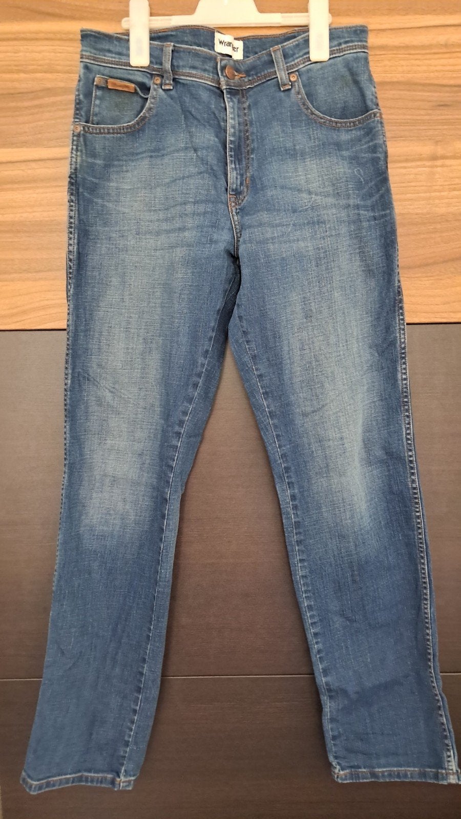 Nog z.g.a.n. Wrangler jeans W32 L34, Kleding | Heren, Spijkerbroeken en Jeans, Blauw, Wrangler, W32 (confectie 46) of kleiner
