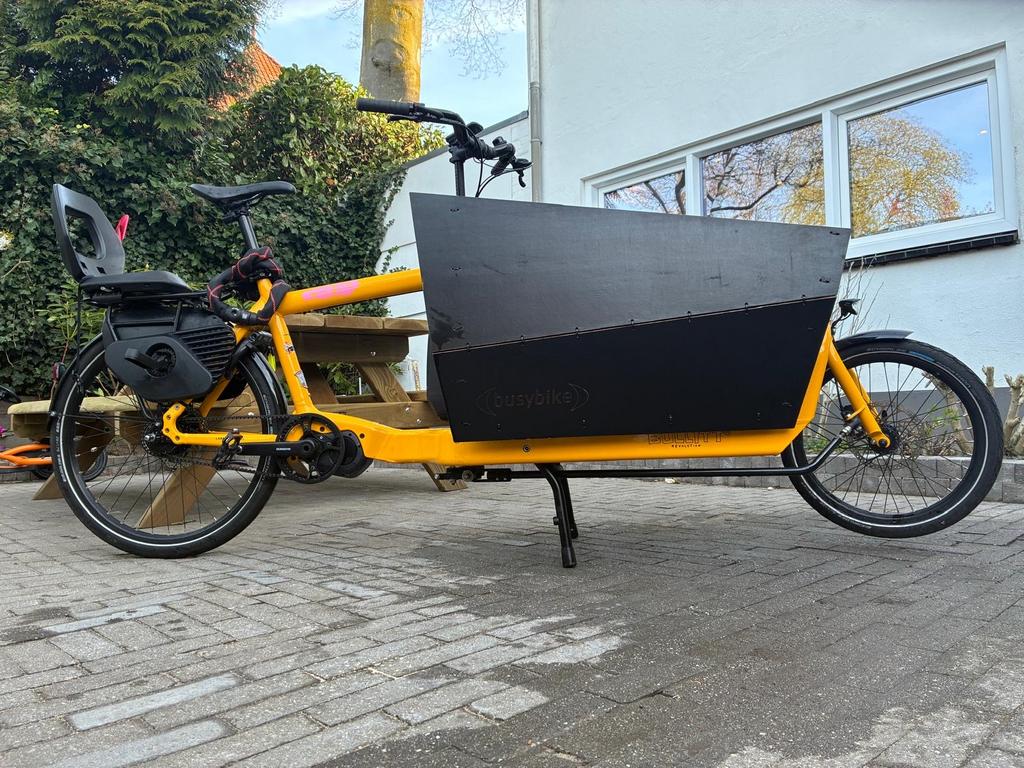 Bijna nieuw! Bullitt Shimano 6100 bakfiets / familiefiets, Fietsen en Brommers, Overige merken, 3 kinderen, Ophalen of Verzenden