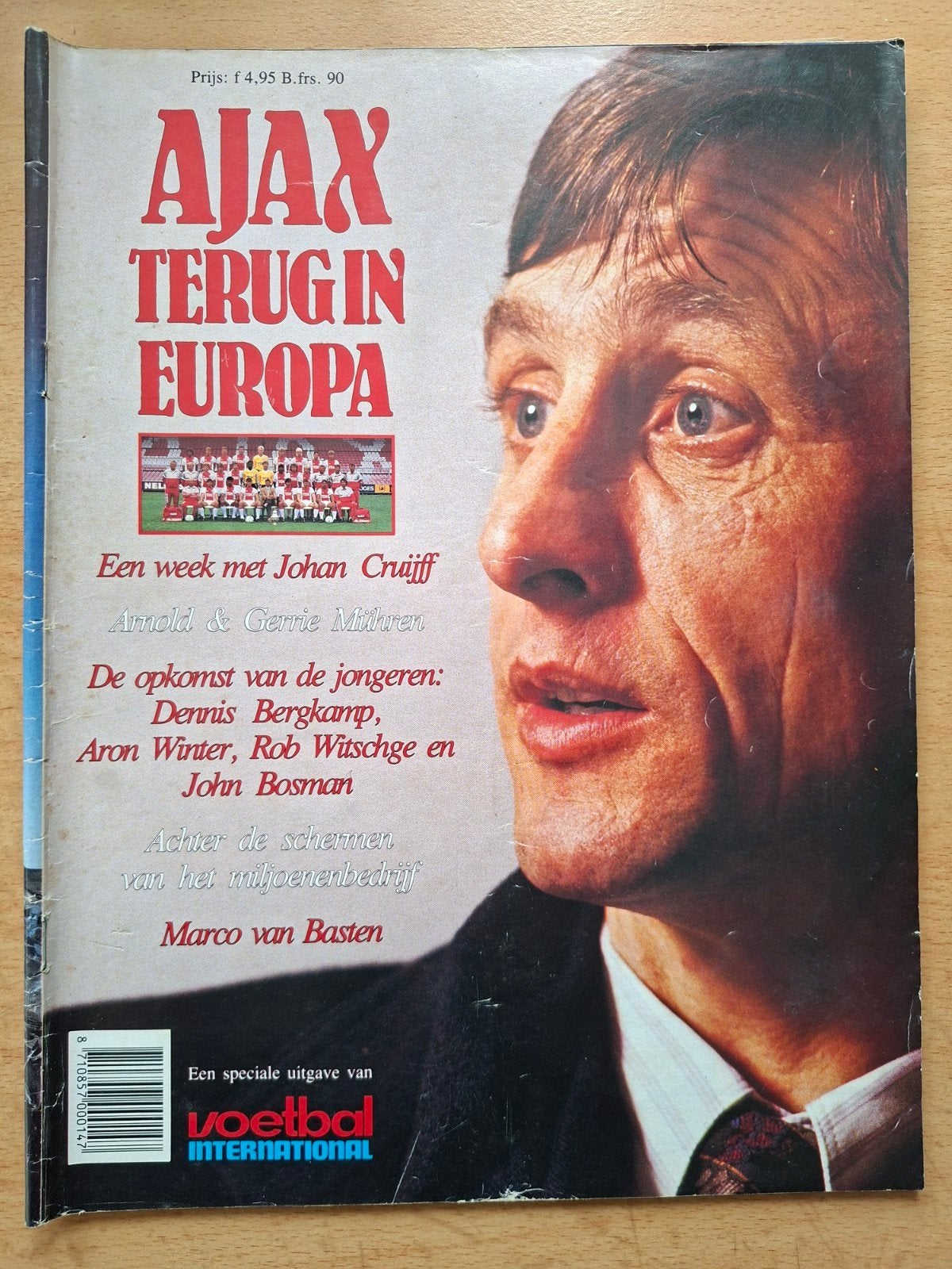 Voetbal International - Ajax Terug in Europa (1992), Ophalen of Verzenden, Gelezen, Sport en Vrije tijd