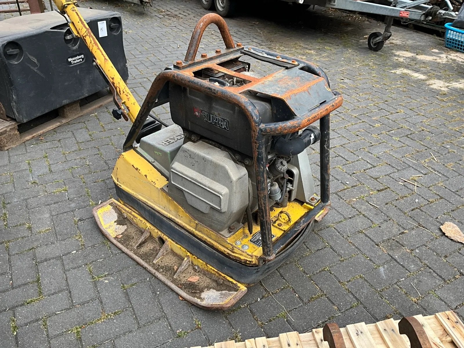Wacker dpu 6055 trilplaat, Ophalen, Gebruikt