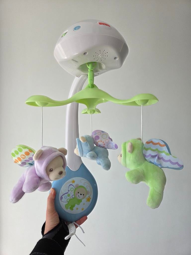 Fisher-Price Mobiel met Licht, Geluid en Afstandsbediening, Ophalen