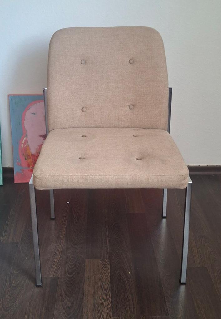 Leuke gecapitonneerde stoel, Ophalen, Gebruikt, Overige kleuren, Stof