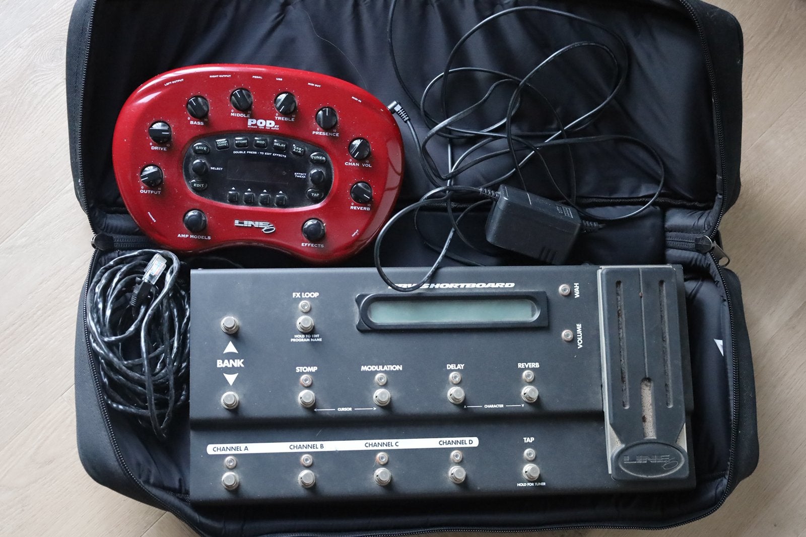 Line six POD XT met floorboard en hoes, Ophalen of Verzenden, Zo goed als nieuw