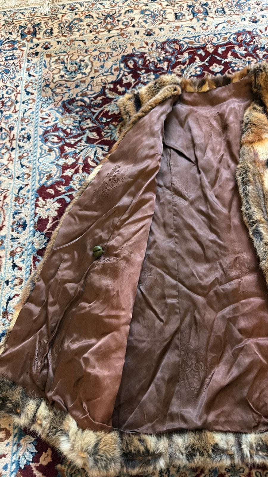 Bont jas maat s, Ophalen of Verzenden, Zo goed als nieuw, Maat 38/40 (M), Zwart