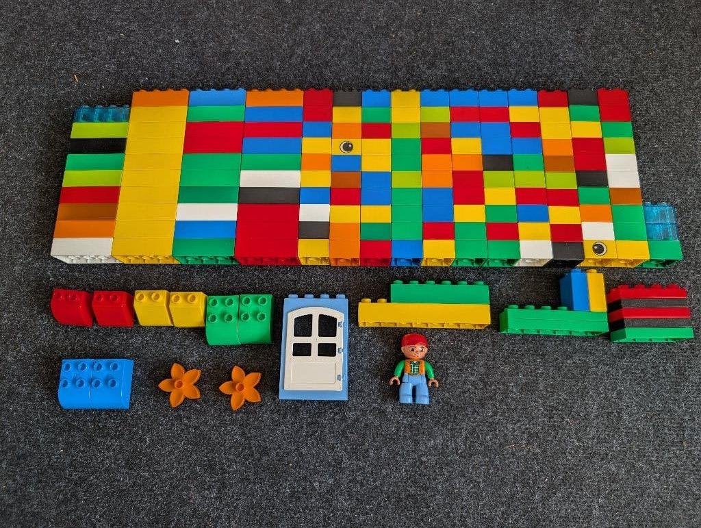 Duplo 174 losse stukjes, Ophalen, Gebruikt, Losse stenen, Duplo