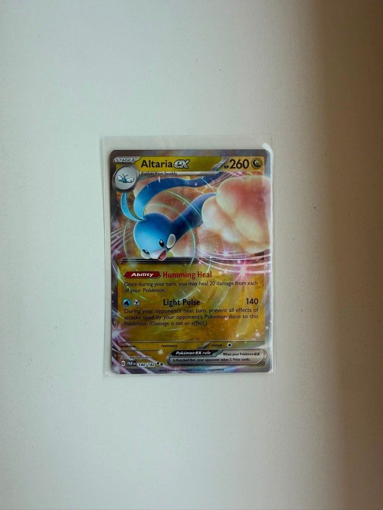 Altaria EX 140 Paradox Rift, Hobby en Vrije tijd, Verzamelkaartspellen | Pokémon, Ophalen of Verzenden, Nieuw, Losse kaart, Foil